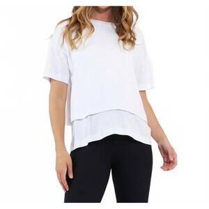 NEW RIPE claud nursing tee in white